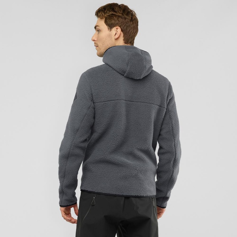 Salomon Essential Warm Teddy Skijacken Herren Gray | 79402-IZAP