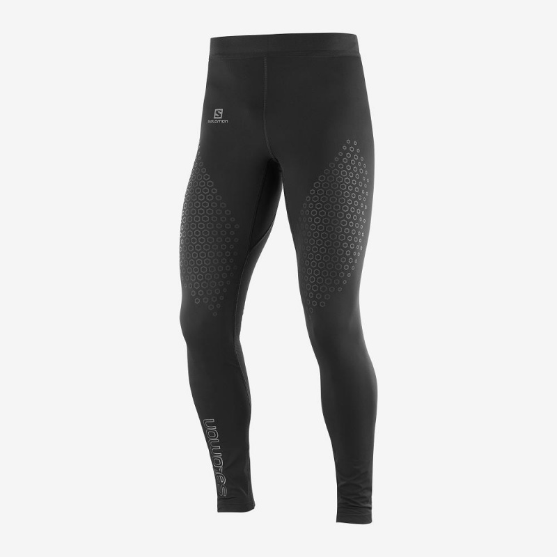 Salomon Exo Motion Strumpfhose Herren Schwarz | 36041-IEFV