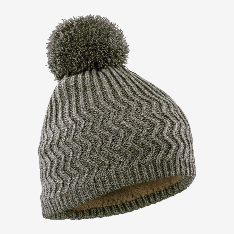 Salomon Kuba Beanie Hüte Herren Grün | 49208-EMJK