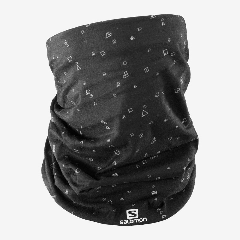 Salomon Neck&Head Light Gaiter Stirnband Herren Schwarz | 89136-FRUT