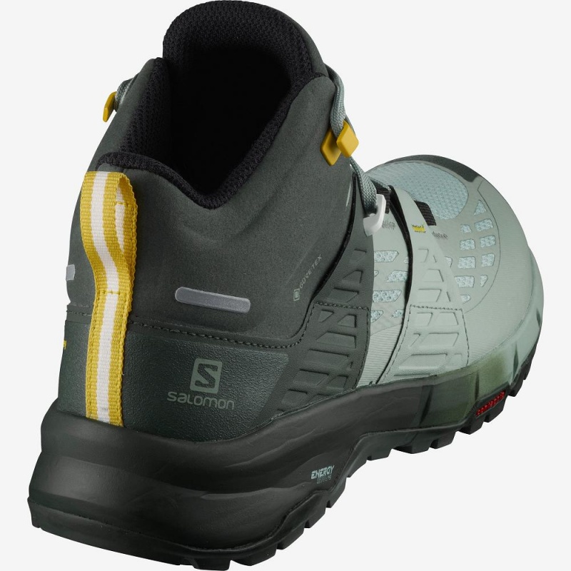 Salomon Odyssey Mid Gtx W Trekking Damen Grün | 05618-PHGR