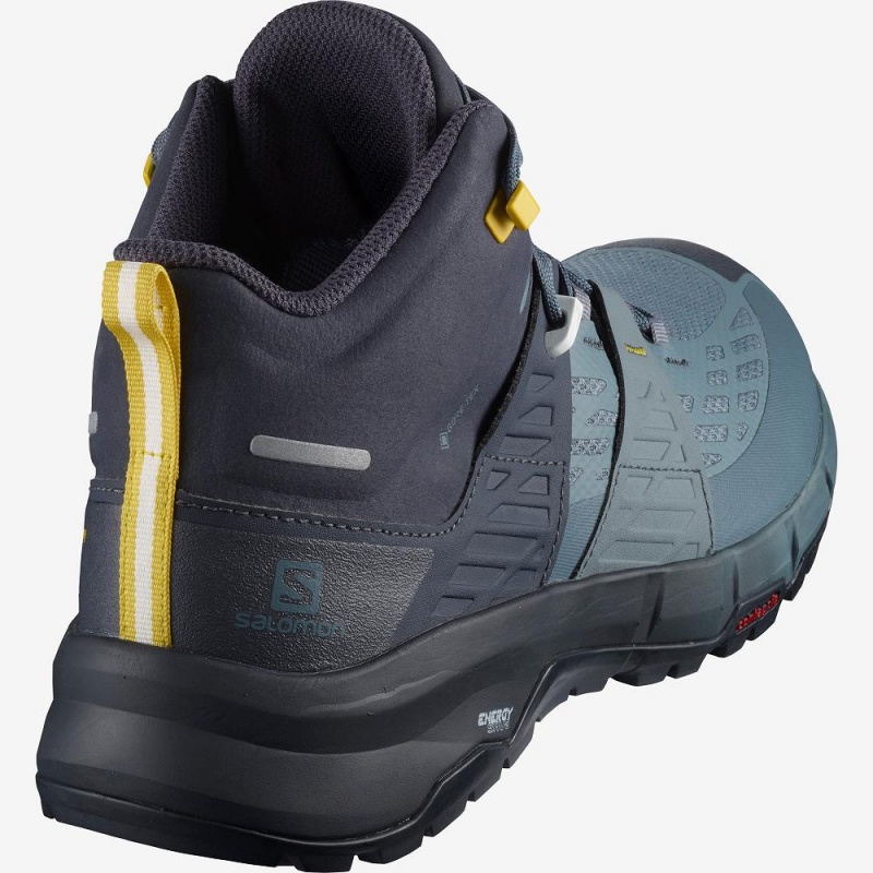 Salomon Odyssey Mid Gtx Wanderstiefel Herren Blau | 69401-ZUOE