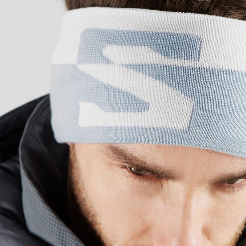 Salomon Original Headband Stirnband Herren Weiß | 19602-YIGO