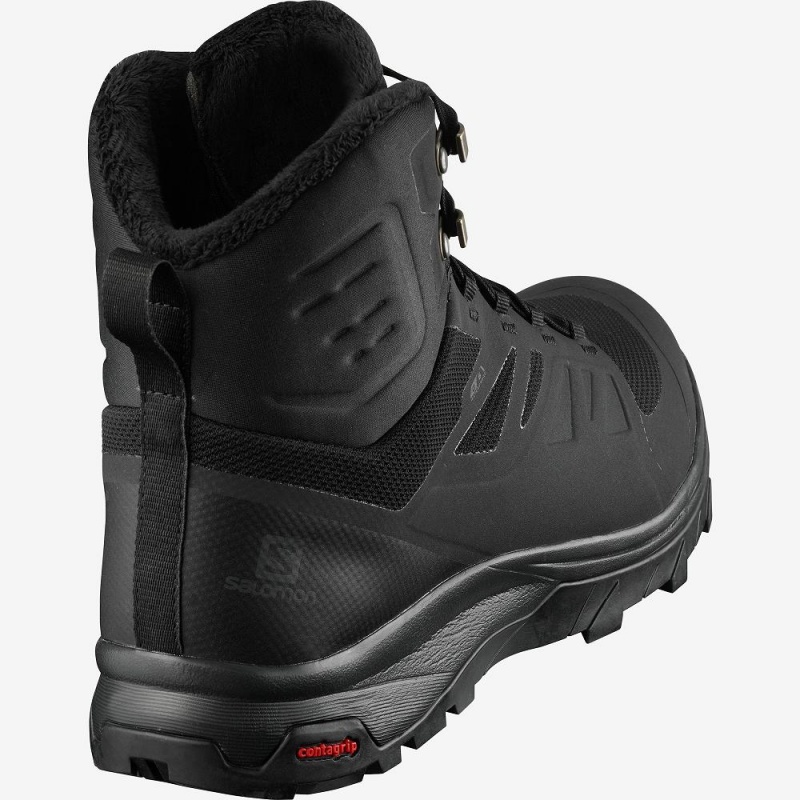 Salomon Outblast Thinsulate Climasalomon Wasserdichte Winterstiefel Herren Schwarz | 18290-DPZN