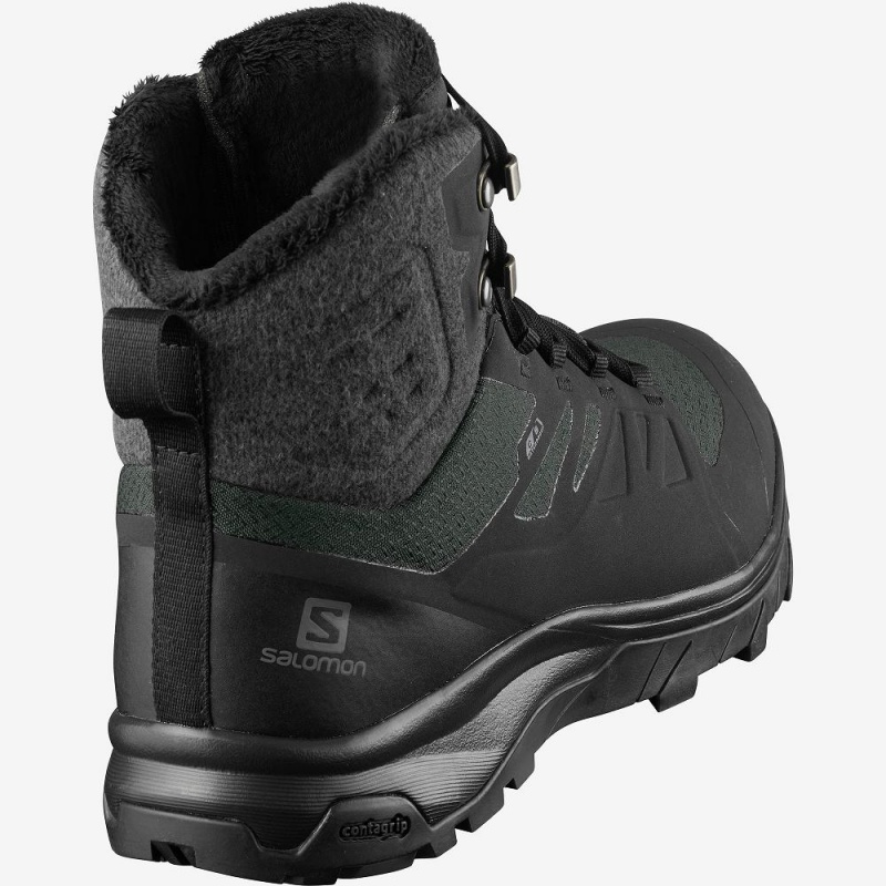 Salomon Outblast Thinsulate Climasalomon Wasserdichte Winterstiefel Damen Schwarz | 09768-UMTN