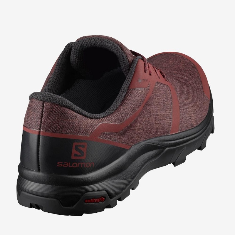 Salomon Outbound Gtx W Trekking Damen Rot | 19485-YKMZ