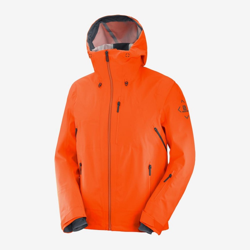 Salomon Outlaw 3L Skijacken Herren Orange | 12385-PDIC