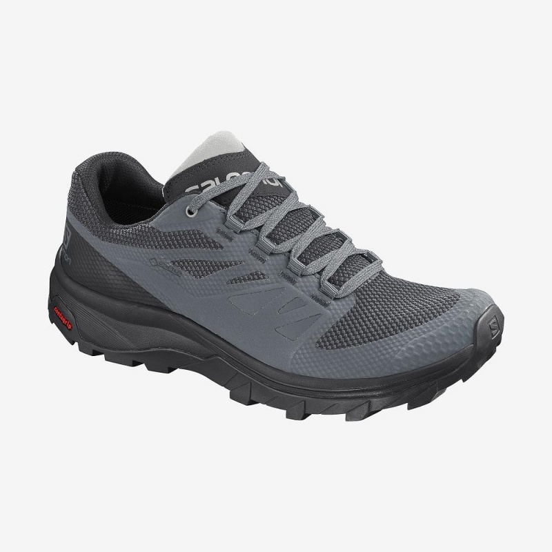 Salomon Outline Gore-Tex Trekking Damen Gray | 10526-ZROT