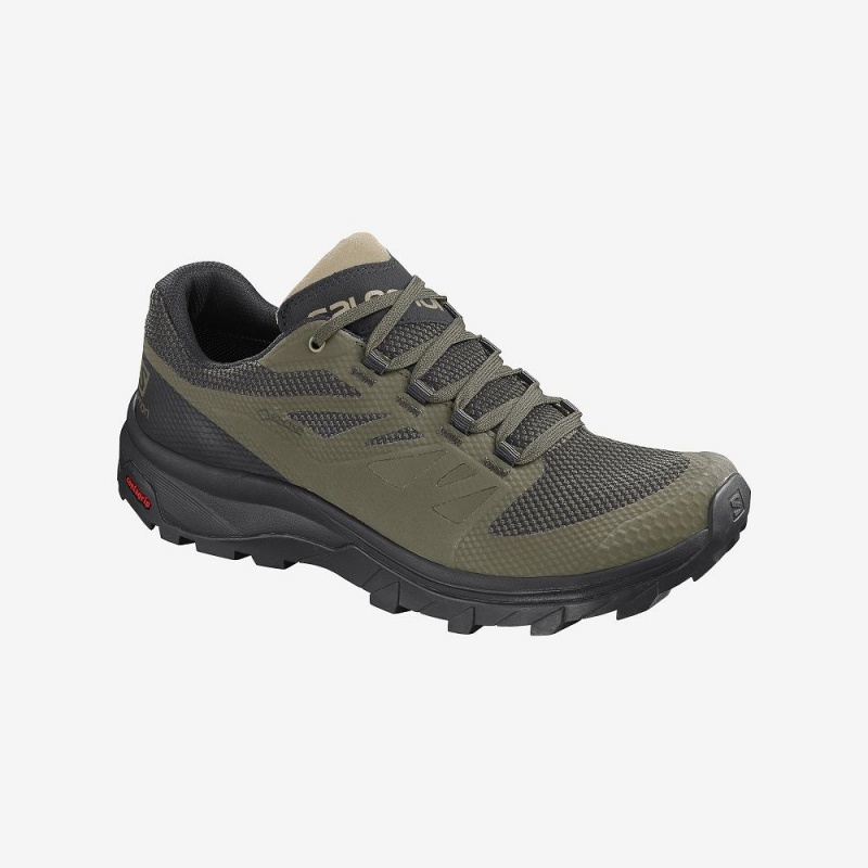 Salomon Outline Gore-Tex Trekking Herren Grün | 89631-ORQJ