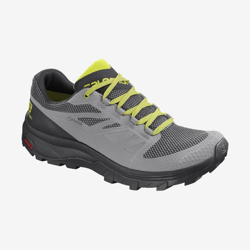 Salomon Outline Gore-Tex Trekking Herren Silber | 39547-GTDW