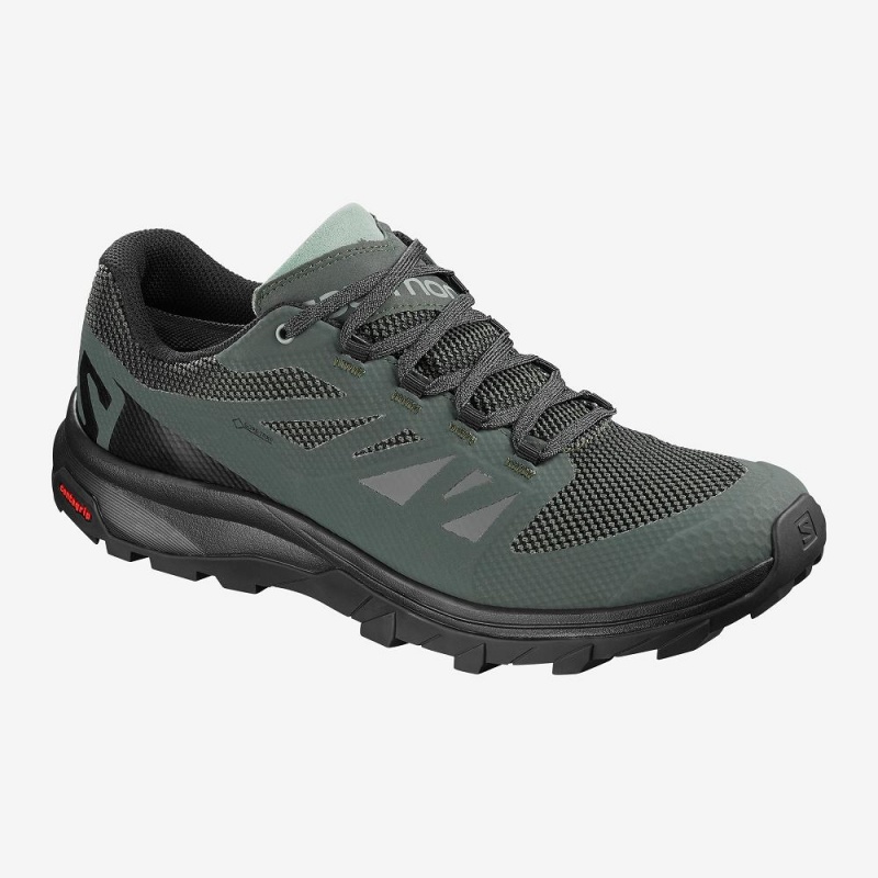 Salomon Outline Gore-Tex Trekking Herren Grün | 65374-FUSY