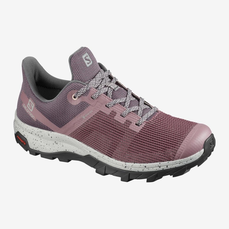 Salomon Outline Prism Gore-Tex Trekking Damen Rosa | 52709-BYVK