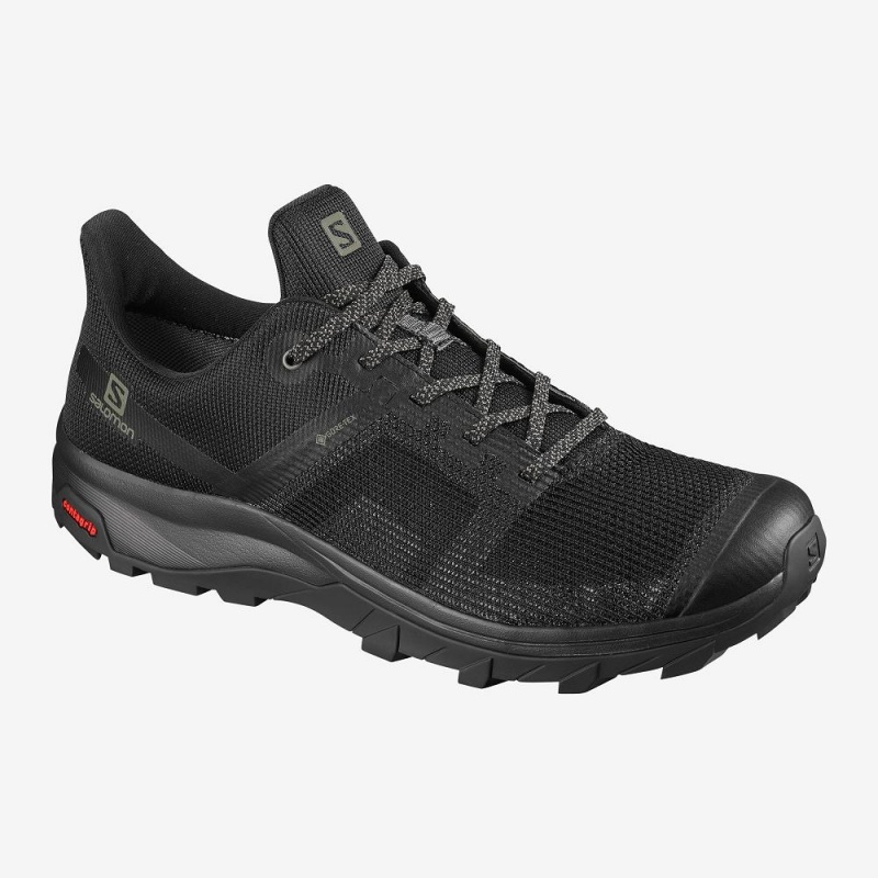 Salomon Outline Prism Gore-Tex Trekking Herren Schwarz | 89432-MSCT