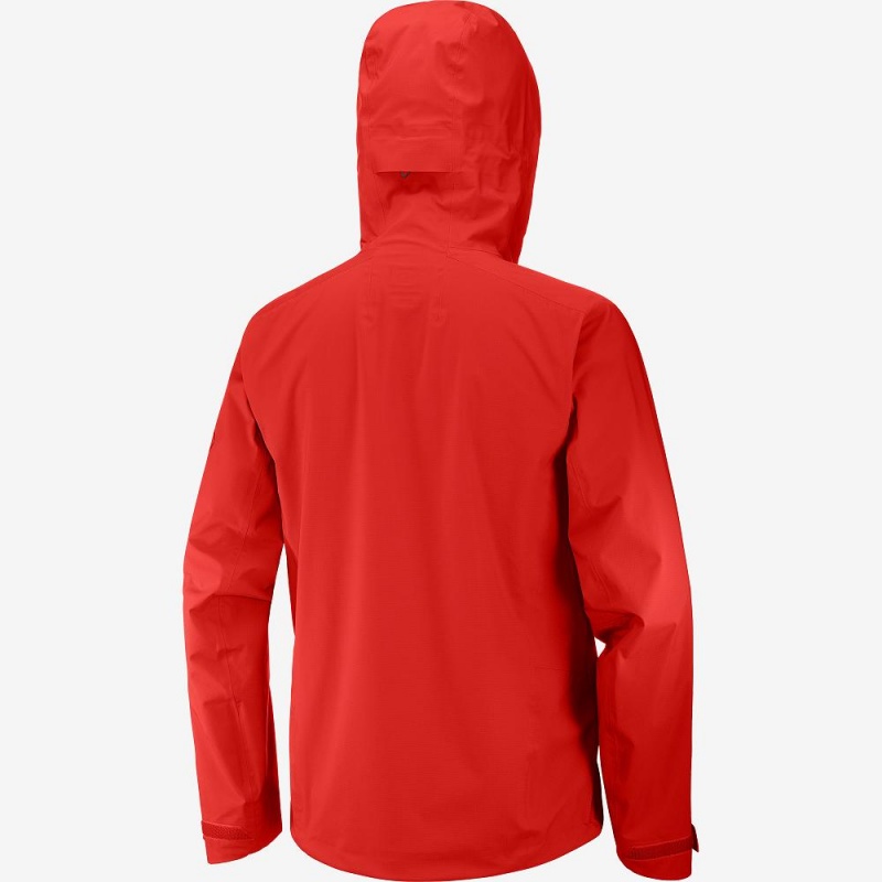 Salomon Outpeak 3L Light Shell Jacket M Skijacken Herren Rot | 71925-RBCV