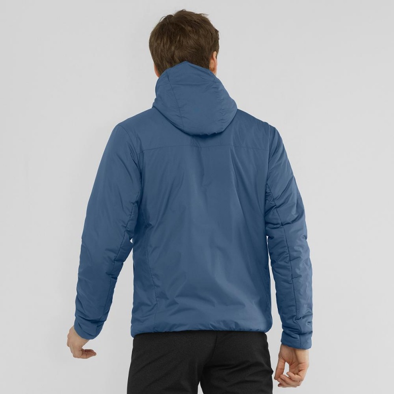 Salomon Outrack Insulated Hoodie Herren Navy | 60418-TFKC