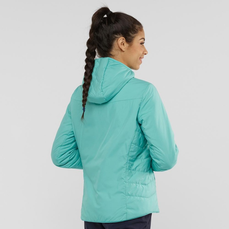 Salomon Outrack Insulated Jacke Damen Grün | 23019-QLCF