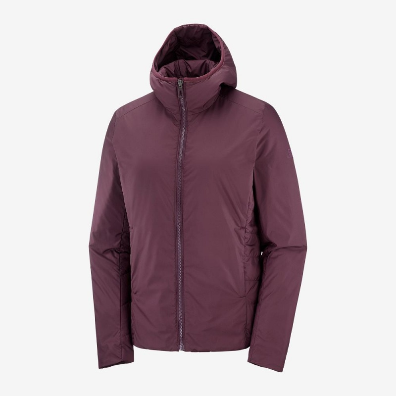 Salomon Outrack Insulated Jacke Damen Lila | 90358-TEAM