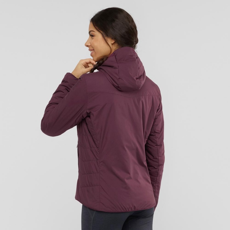 Salomon Outrack Insulated Jacke Damen Lila | 90358-TEAM