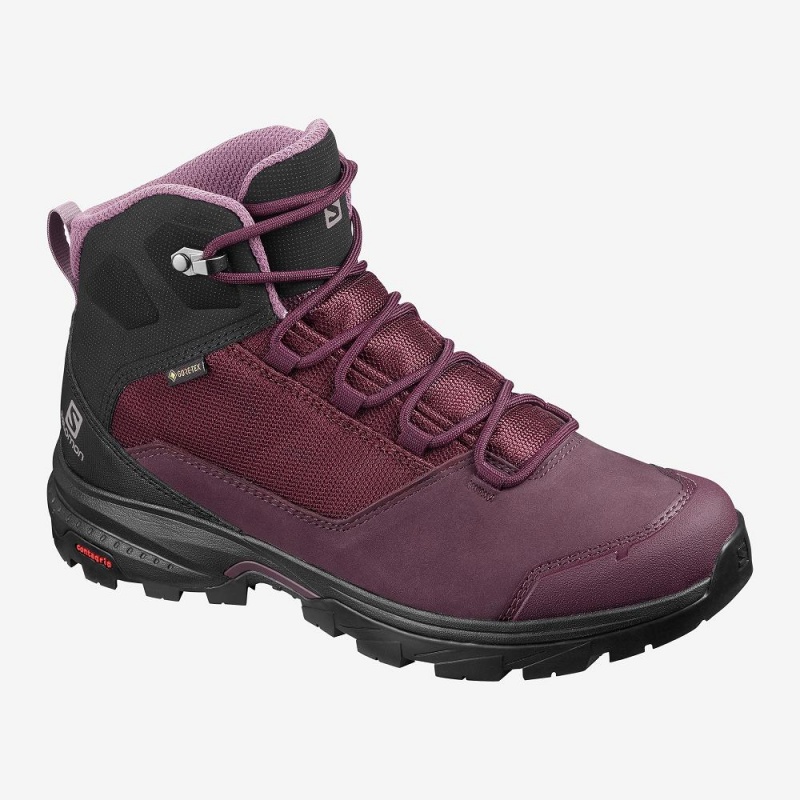 Salomon Outward Gore-Tex Wanderstiefel Damen Weiß | 23854-XFPO