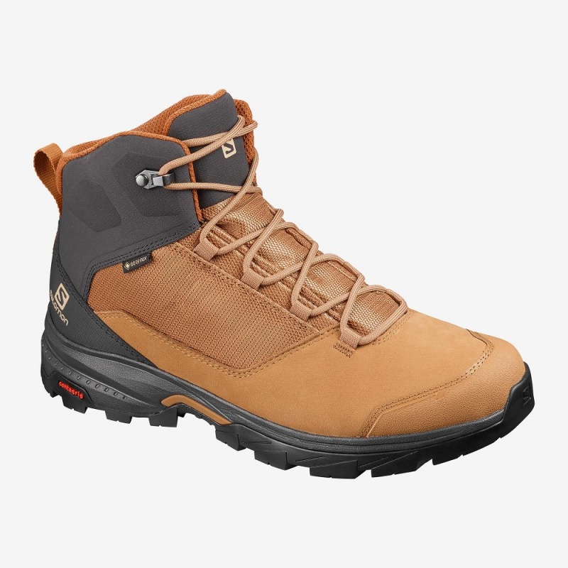 Salomon Outward Gore-Tex Wanderstiefel Herren Orange | 63918-IOPF