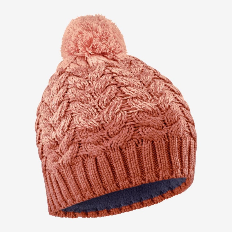 Salomon Poly Beanie Hüte Herren Orange | 54137-UKCO