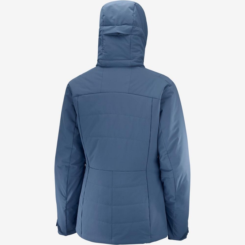 Salomon Prevail Jacket W Skijacken Damen Navy | 17624-SCPO