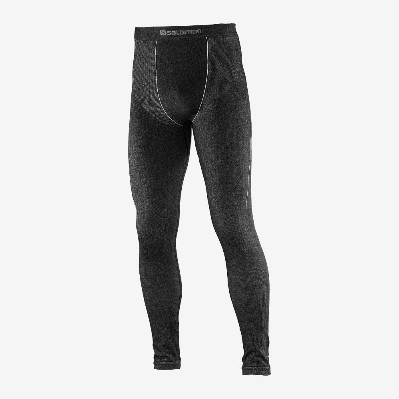 Salomon Primo Warm Tight Seamless M Strumpfhose Herren Schwarz | 76953-TUGJ