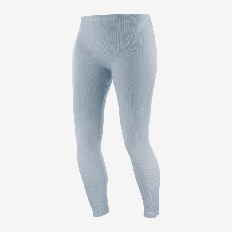 Salomon Primo Warm Tight Seamless W Strumpfhose Damen Blau | 87201-YETF