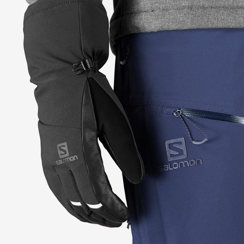 Salomon Propeller Long M Handschuhe Herren Schwarz | 41569-ODWX