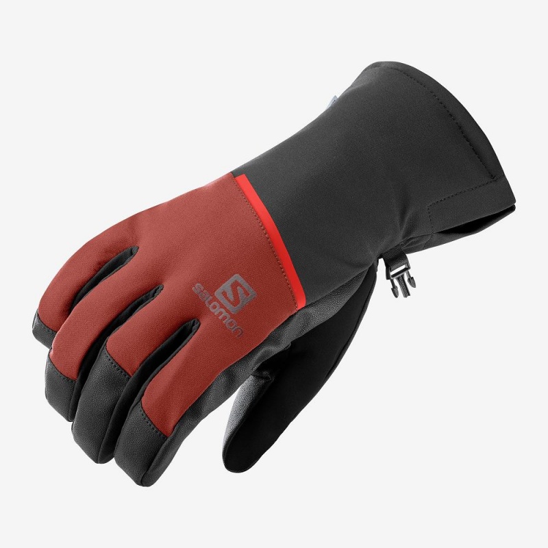 Salomon Propeller One M Handschuhe Herren Rot | 70186-NIST