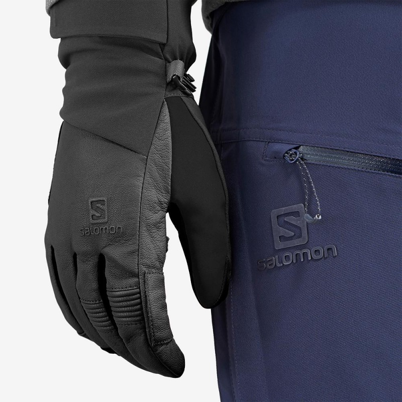 Salomon Propeller Plus M Handschuhe Herren Schwarz | 48190-DSJX