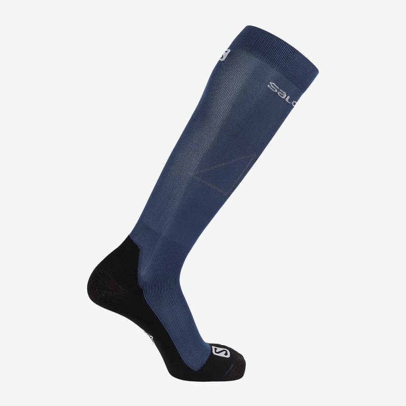 Salomon Qst Socken Herren Navy | 38021-UFMH