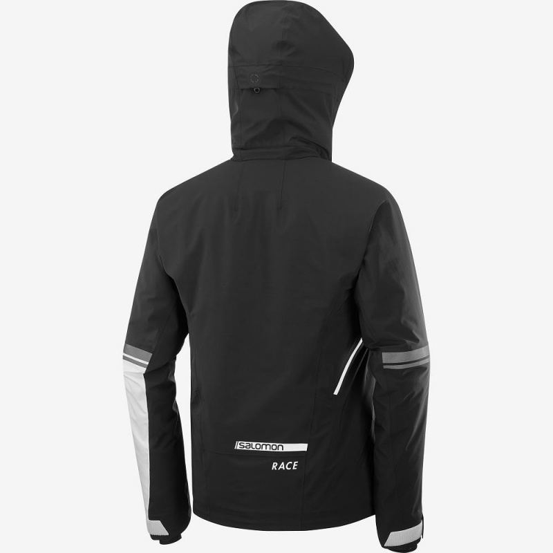 Salomon Race Jacket M Skijacken Herren Schwarz | 04965-TRUB