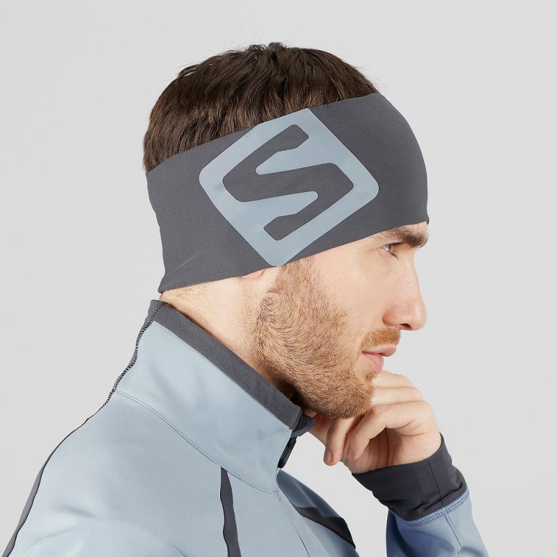 Salomon Rs Pro Stirnband Herren Gray | 90531-MCVB