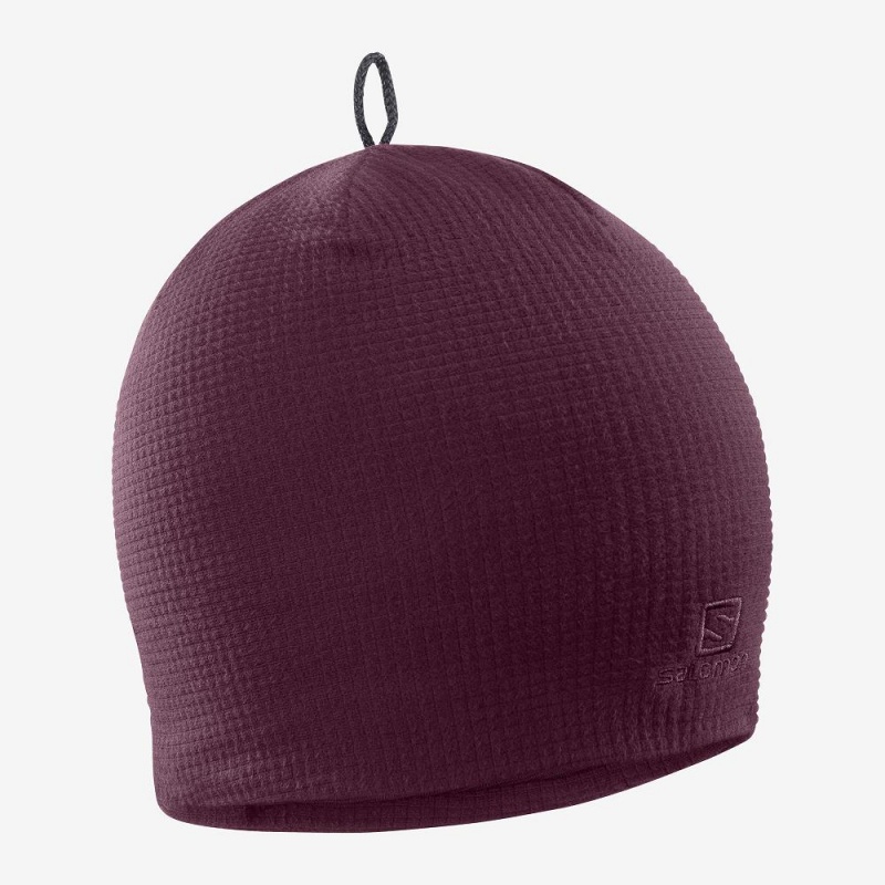 Salomon Rs Warm Beanie Hüte Herren Lila | 52179-USMV