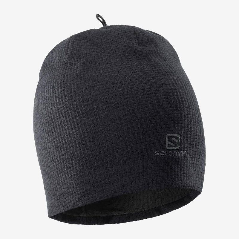 Salomon Rs Warm Beanie Hüte Herren Schwarz | 30659-NFVI