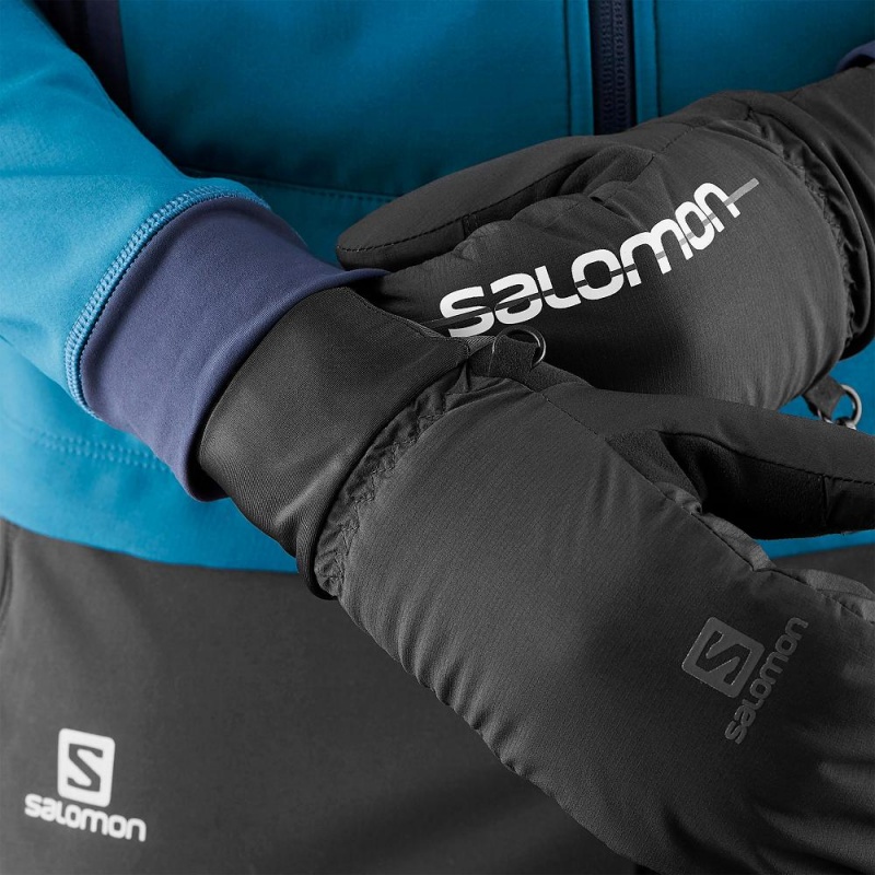 Salomon Rs Warm Mitten U Handschuhe Herren Schwarz | 35608-JNZC