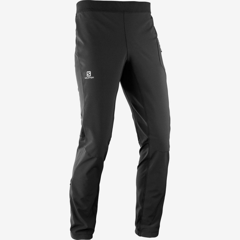 Salomon Rs Warm Softshell M Hose Herren Schwarz | 57183-JSFH