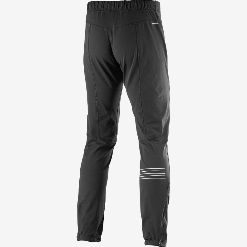 Salomon Rs Warm Softshell M Hose Herren Schwarz | 57183-JSFH