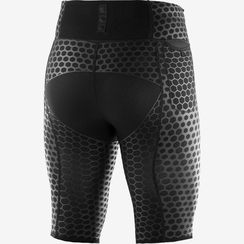 Salomon S Lab Exo Half Tight M Strumpfhose Herren Schwarz | 34062-THQY