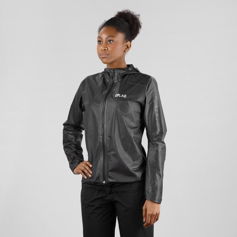 Salomon S Lab Motionfit 360 Jkt W Jacke Damen Schwarz | 23154-CJRF