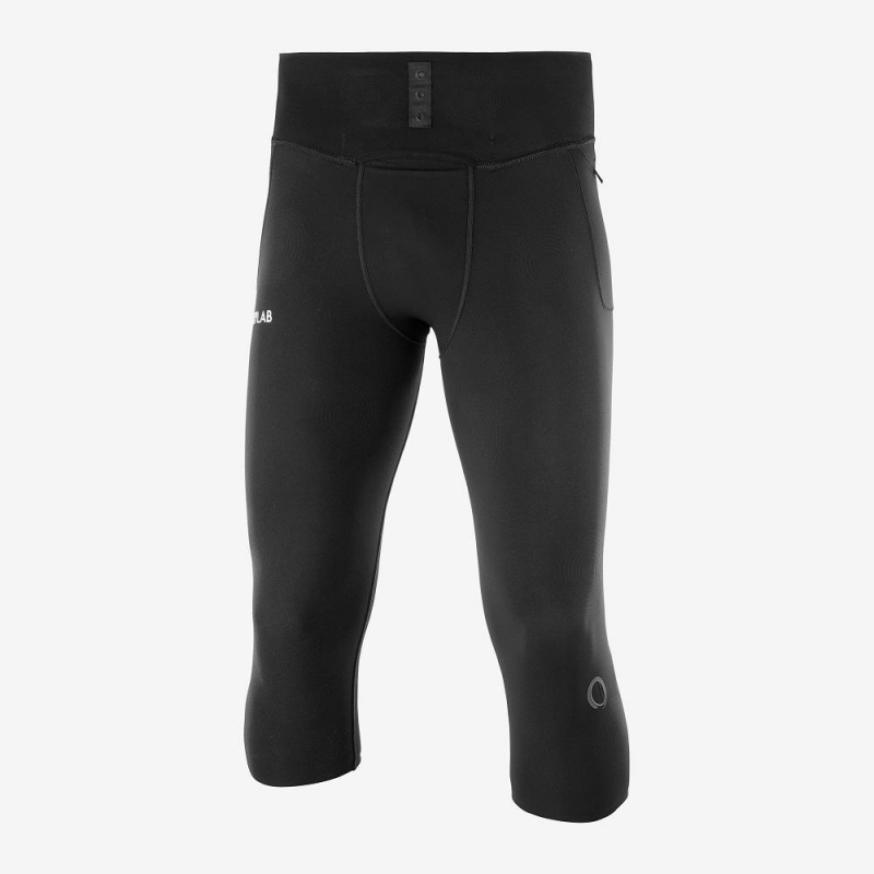 Salomon S Lab Nso Mid Tight M Strumpfhose Herren Schwarz | 16347-ZUAQ