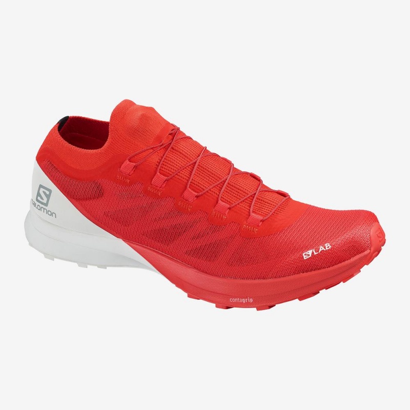 Salomon S Lab Sense 8 Trailrunning Schuhe Herren Rot | 74069-AXLF