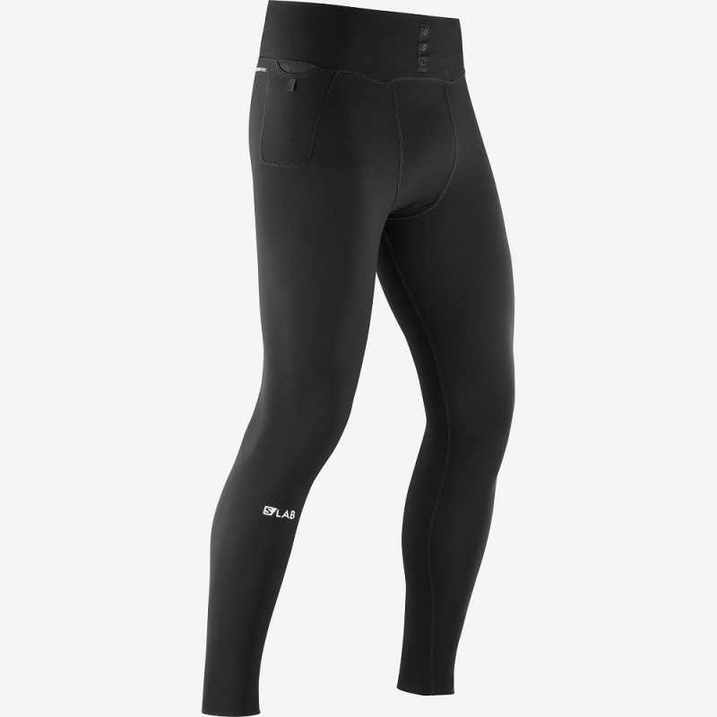 Salomon S Lab Sense Strumpfhose Herren Schwarz | 61927-VMXL