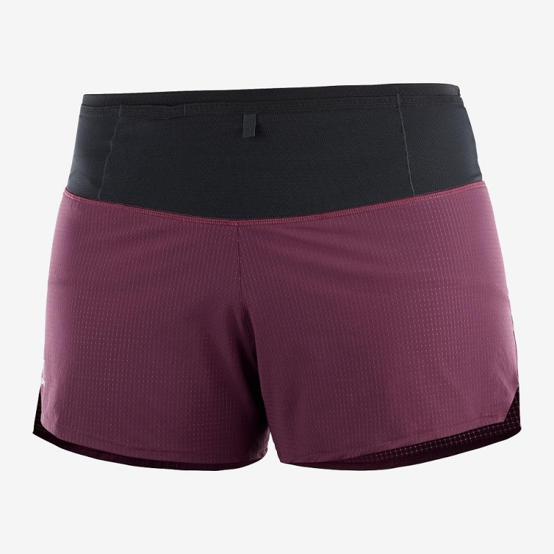 Salomon Sense Kurze Hose Damen Lila | 45639-KQRJ