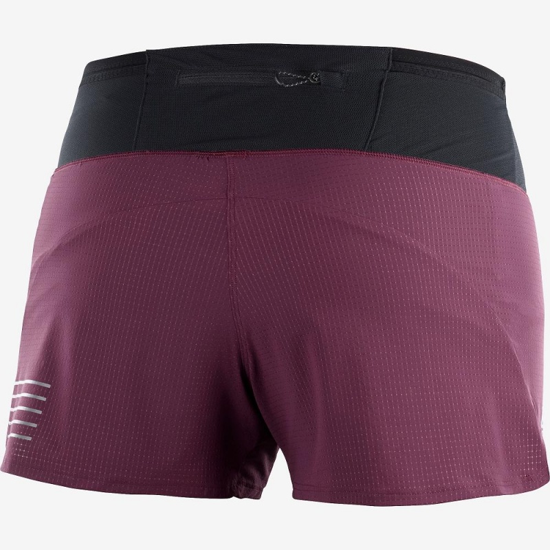 Salomon Sense Kurze Hose Damen Lila | 45639-KQRJ