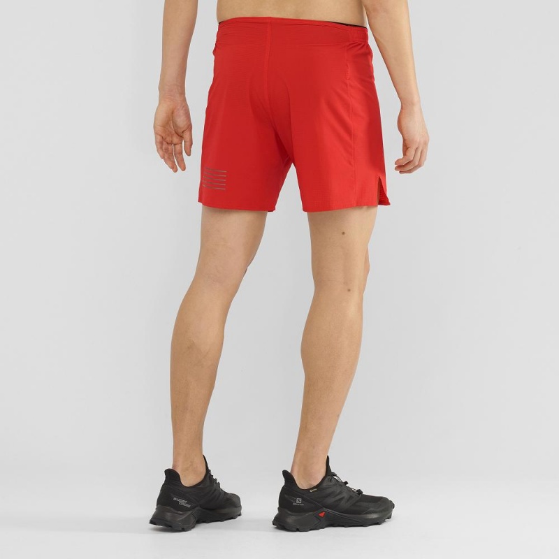 Salomon Sense Kurzes M Kurze Hose Herren Rot | 51879-QDTJ