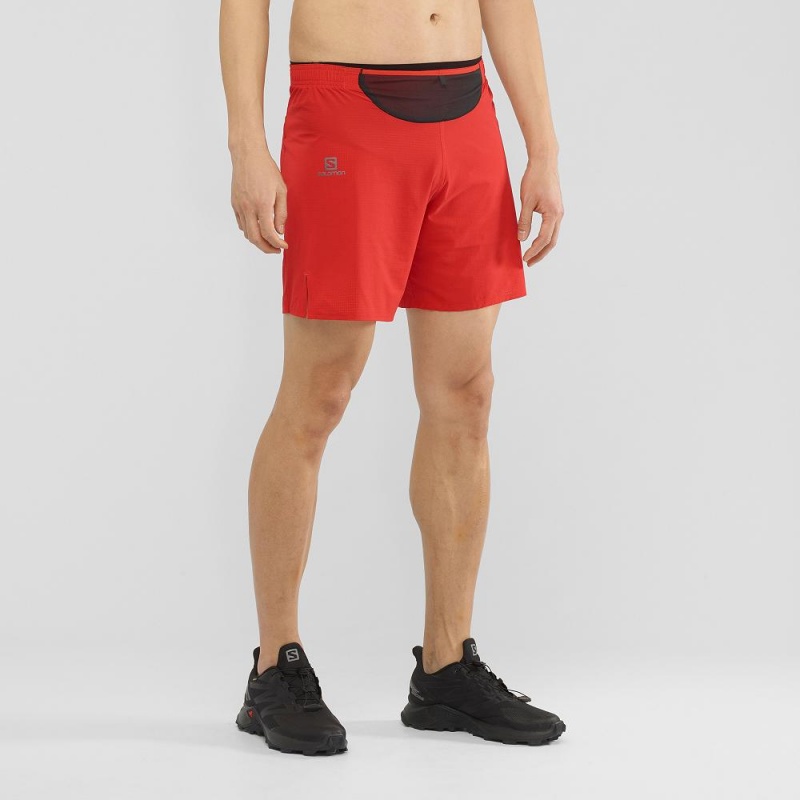 Salomon Sense Kurzes M Kurze Hose Herren Rot | 51879-QDTJ