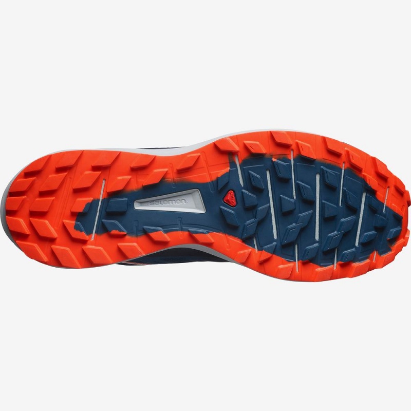 Salomon Sense Ride 3 Gtx Invis. Fit Trailrunning Schuhe Herren Blau | 23406-DHNC