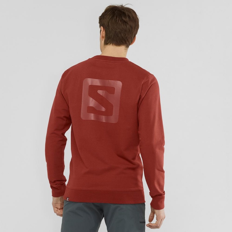 Salomon Shift Crewneck M Pullover Herren Rot | 94287-SCHO